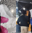 Mulher usou lápis de sobrancelha para ferir funcionária de spa  Foto: Reprodução/TV Record