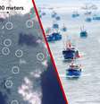 Imagens | Planet Labs, Marine Traffic, Nikkei Asia Foto: Imagens | Planet Labs, Marine Traffic, Nikkei Asia / Xataka