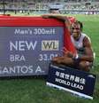 Alison dos Santos venceu na Diamond League Foto: Lintao Zhang/Getty Images