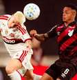  Foto: Adriano Fontes / Flamengo - Legenda: athletico e Flamengo ficaram no1a 1. Jogo duro / Jogada10