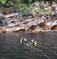 Homem morre afogado após salvar a esposa na Cachoeira do Escorregador, em MG  Foto: Divulgação/CBMMG