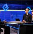 Carlo Ancelotti em entrevista ao Jornal Nacional, da Globo  Foto: Globo/João Cotta
