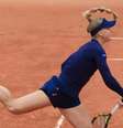 Laura Pigossi no torneio qualificatório de Roland-Garros. Em Paris, em 19 de maio de 2026.  Foto: RFI