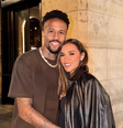 Militão e Tainá aproveitaram a noite em Madri, na Espanha  Foto: Reprodução/Instagram