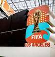 Material promocional de Los Angeles como cidade-sede da Copa do Mundo 2026  Foto: Getty Images / BBC News Brasil