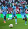 Jogadores do Congo em jogo  Foto: Ulrik Pedersen/NurPhoto via Getty Images
