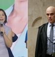 Michelle Bolsonaro chama Alexandre de Moraes de 'irmão em Cristo'  Foto: Reprodução/Instagram @jessicasaito2  e Victor Piemonte/STF