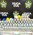 200 mil figurinhas falsificadas foram apreendidas em Nova Iguaçú  Foto: Divulgação/PCERJ
