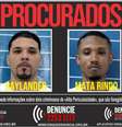 Emanuel dos Santos Carvalho, o ‘Mata Rindo’, e Raylander Machado dos Santos, conhecido como ‘Raylander do Andaraí’, são considerados foragidos do sistema prisional.  Foto: Reprodução/Instagram