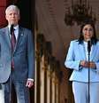 Delcy Rodríguez, ao lado do secretário da Energia dos Estados Unidos, Chris Wright  Foto: Getty Images / BBC News Brasil