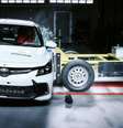 Proteção do Toyota Statlet foi considerada insuficiente pelo Global NCAP Foto: Divulgação/Global NCAP / Estadão