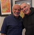 Maestro Junior visita Luis Roberto e atualiza estado de saúde  Foto: Reprodução/Instagram