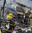 Acidente mata ao menos oito pessoas em rodovia em MG  Foto: Corpo de Bombeiros Militar de Minas Gerais