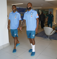 Rayan e Igor Thiago se apresentam na Granja Comary nesta quarta-feira, 27, junto à Seleção Brasileira  Foto: Rafael Ribeiro / CBF