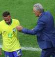Neymar deixa campo na Copa do Mundo em 2022   Foto: Lucas Figueiredo/CBF