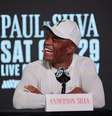 Anderson Silva na coletiva da luta contra Jake Paul Foto: Divulgação/Instagram Most Valuable Promotions / Esporte News Mundo