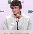 João Fonseca descartou pressão em Roland Garros Foto: Reprodução/Roland Garros