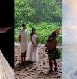 Casamentos de famosos em locais diferenciados  Foto: Reprodução/Instagram
