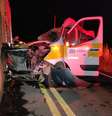 Acidente ocorreu no início da noite desta segunda-feira, 1º, na rodovia GO-518, na zona rural de Buriti de Goiás  Foto: Divulgação/Corpo de Bombeiros de Goiás