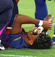 Lamine Yamal está lesionado desde 22 de abril, em partida do Barcelona contra o Celta de Vigo  Foto: Joan Valls/Urbanandsport/NurPhoto via Getty Images
