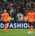 Memphis Depay entrou no 2º tempo na derrota da Holanda  Foto: ANP / Getty Images