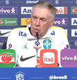 Ancelotti atualiza situação de Neymar: 'Está fazendo um ótimo trabalho'  Foto: Reprodução/CBF