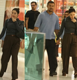 Sophie e Xamã na noite da última quinta-feira, 5, em um shopping no Rio  Foto: Thiago Martins/ Agnews