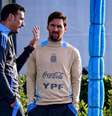Scaloni em entrevista coletiva - Foto: Marcelo Endelli/Getty Images / Jogada10