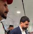Aymen Hussein ao chegar no aeroporto de Chicago   Foto: Reprodução/Instagram