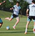Leonardo Balerdi em treinamento da seleção argentina  Foto: Reprodução/X/Argentina