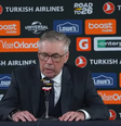 Carlo Ancelotti em entrevista coletiva após vitória sobre o Egito  Foto: Reprodução/Youtube/CBF