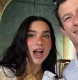 Dua Lipa e Callum Turner estão realizando as celebrações em Palermo, na Itália  Foto: Reprodução/Instagram