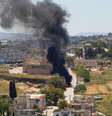 Fumaça sobe após ataque israelense no sul do Líbano, em 5 de junho de 2026.  Foto: RFI