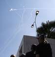Interceptação no céu após o Irã lançar mísseis em direção a Israel, vistos do centro de Israel, em 8 de junho de 2026  Foto: REUTERS/Itai Ron