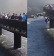 Turista pulou nas Cataratas do Iguaçu para pegar celular  Foto: Reprodução/Redes Sociais