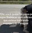 Influencer de viagem Bela Modanez durante busca de canetas emagrecedoras em carro de carona.  Foto: Reprodução/ Instagram/ Bela Modanez