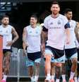 Messi durante treino da seleção Argentina nos EUA  Foto: Twitter/@selección argentina