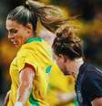 Seleção dos Estados Unidos venceu o Brasil graças a um gol contra no segundo tempo –  Foto: Divulgação / USWNT / Jogada10