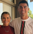 Katia Aveiro e o irmão Cristiano Ronaldo  Foto: Reprodução/Instagram