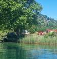 Local de acidente à margem do Lago Maggiore, na Itália  Foto: ANSA / Ansa - Brasil