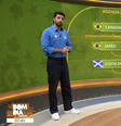 'Bom Dia Sábado' errou o adversário do Brasil  Foto: Reprodução/Globo
