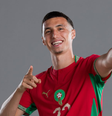 Bilal El Khannouss, jogador da seleção do Marrocos  Foto: Reprodução/Instagram
