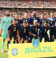A seleção brasileiro em amistoso contra o Egito.  Foto: Kirk Irwin/Getty Images