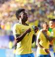 Vini Jr comemorando gol pelo Brasil  Foto: Ulrik Pedersen/NurPhoto / Getty Images