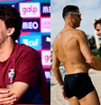 Jogadores de Portugal com pulseira branca em homenagem a Diogo Jota  Foto: Reprodução/Instagram