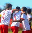 Jogadores do time sub-15 do Red Bull Bragantino. Foto: Fernando Roberto/Red Bull Bragantino / Esporte News Mundo