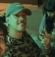Victor WAO com Lucas Frota e Oliver Tree, que morreram no acidente de helicóptero no RJ  Foto: 
