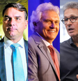 Lula (PT), Flávio Bolsonaro (PL), Ronaldo Caiado (PSD), Romeu Zema (Novo) e Renan Santos (Missão), pré-candidatos à Presidência da República Foto: Wilton Junior/Tiago Queiroz/Cauê Del Valle/Divulgação MBL/Taba Benedicto Foto: Wilton Junior/Tiago Queiroz/Cauê Del Valle/Divulgação MBL/Taba Benedicto