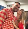Travis Kelce e Taylor Swift Foto: @taylorswift via Instagram / Estadão
