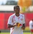 Na foto, Flávio Miguel, jogador do time sub-17 do Red Bull Bragantino. Foto: Fernando Roberto/Red Bull Bragantino / Esporte News Mundo